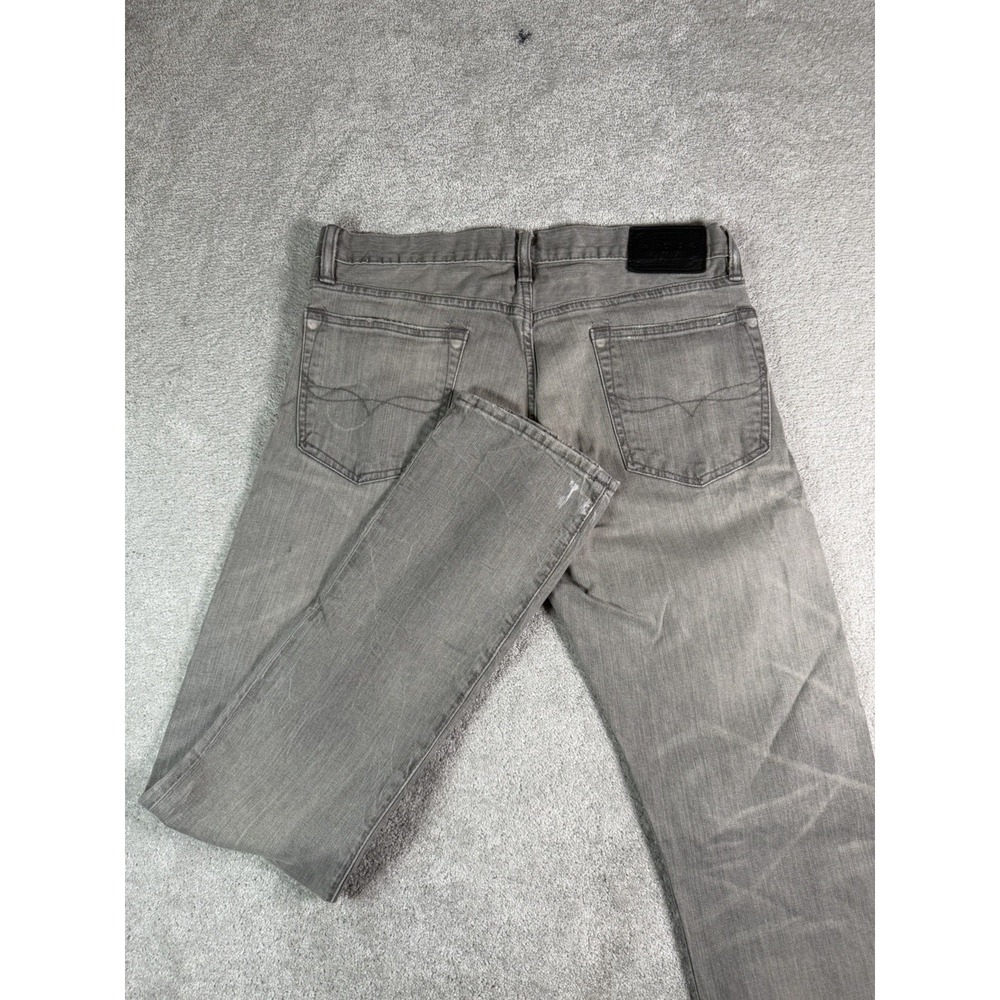 Polo Ralph Lauren Men's Grey Varick Slim Straight Denim Jeans 32x32 faded Wash